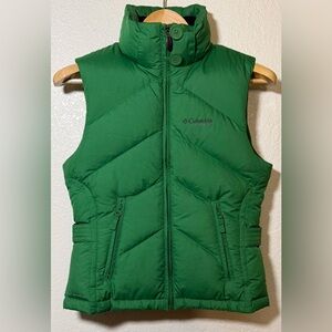 Columbia Green Puffer Vest